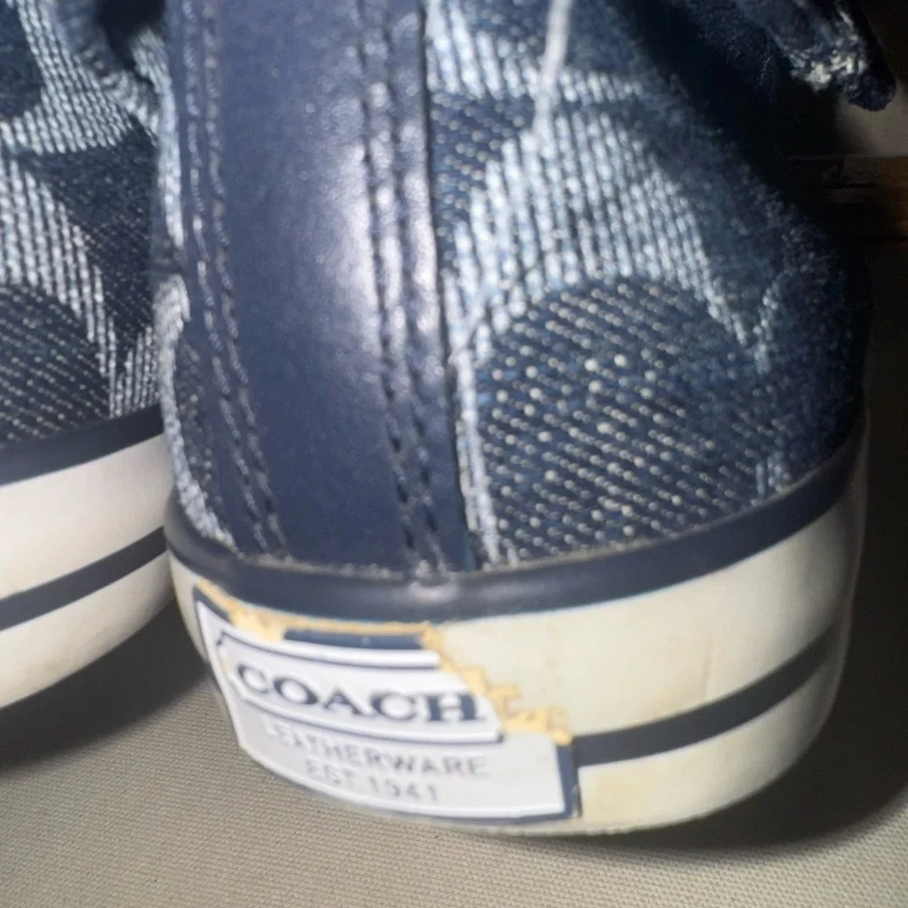 Coach converse high top sneakers